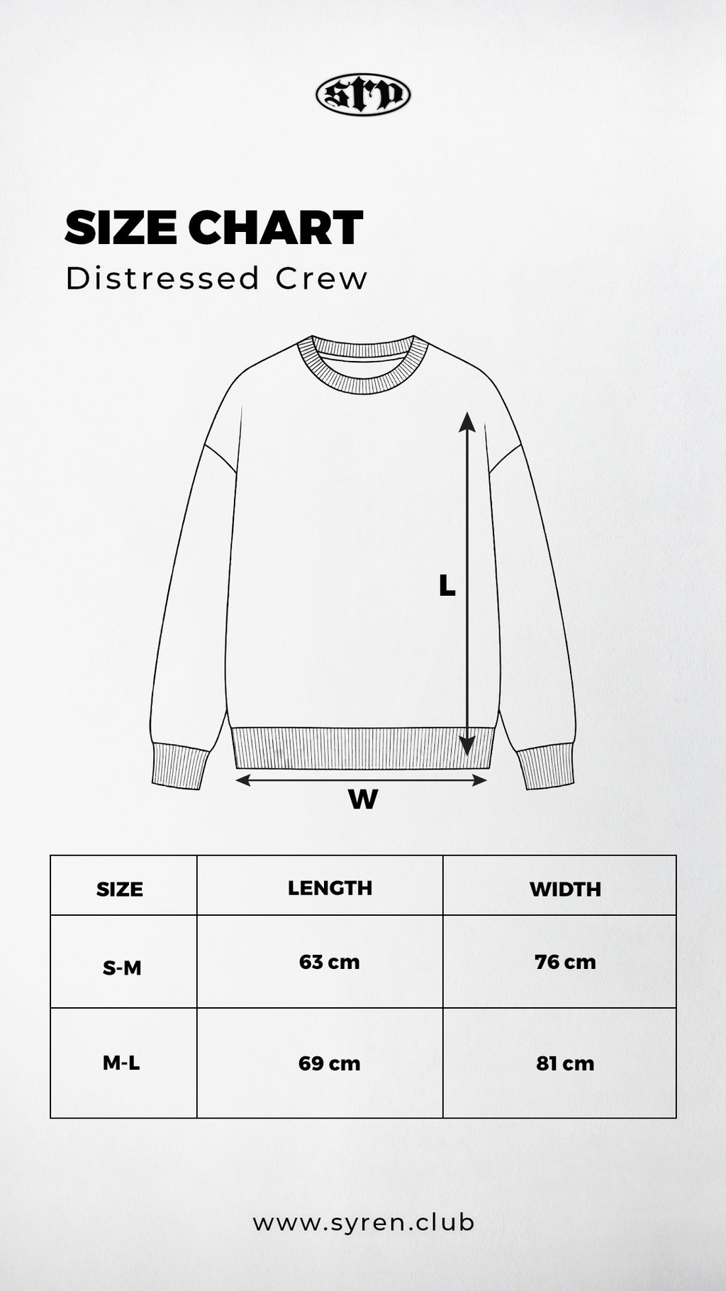 Brown distressed crew