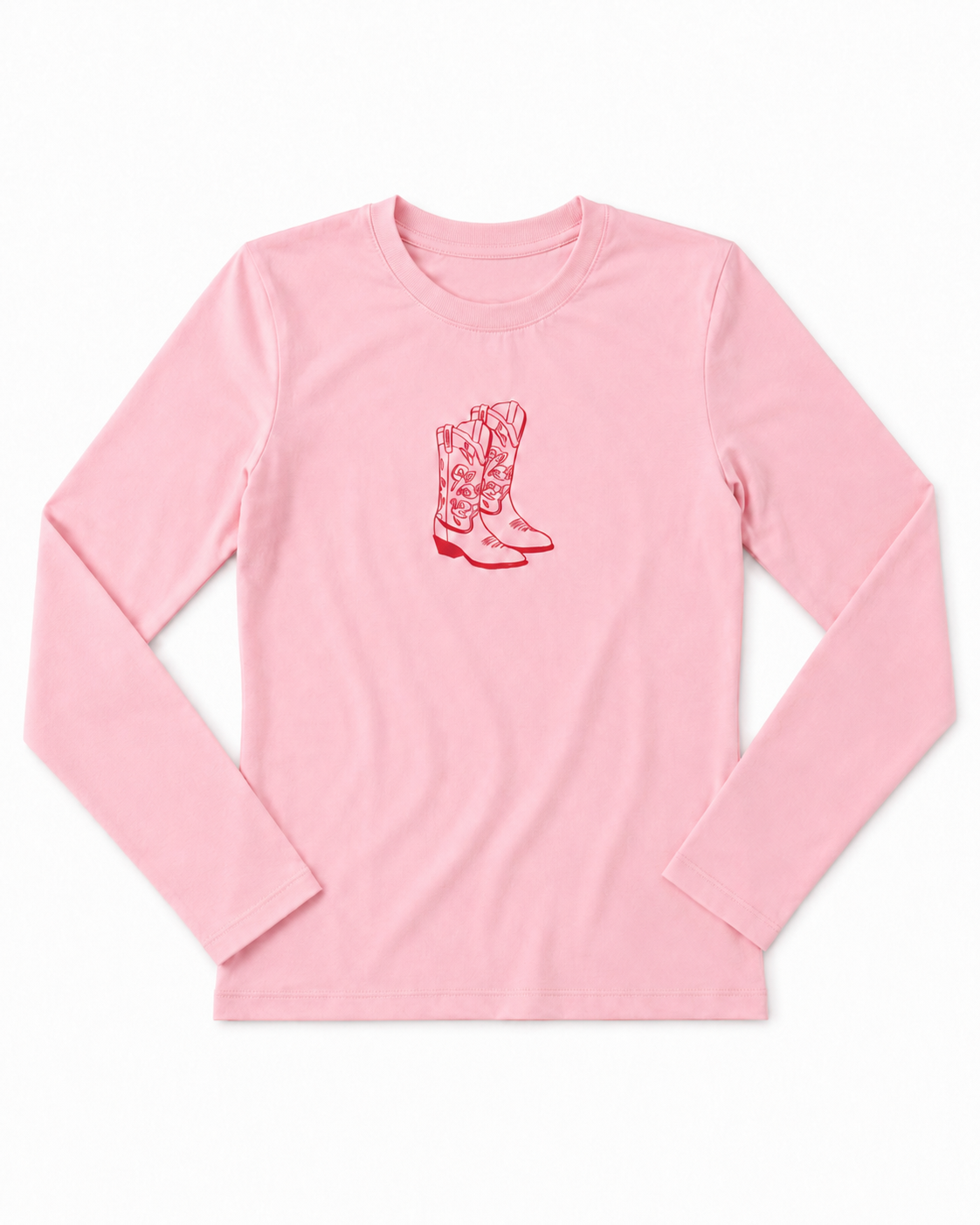 PINK BOOTS  LONGSLEEVE