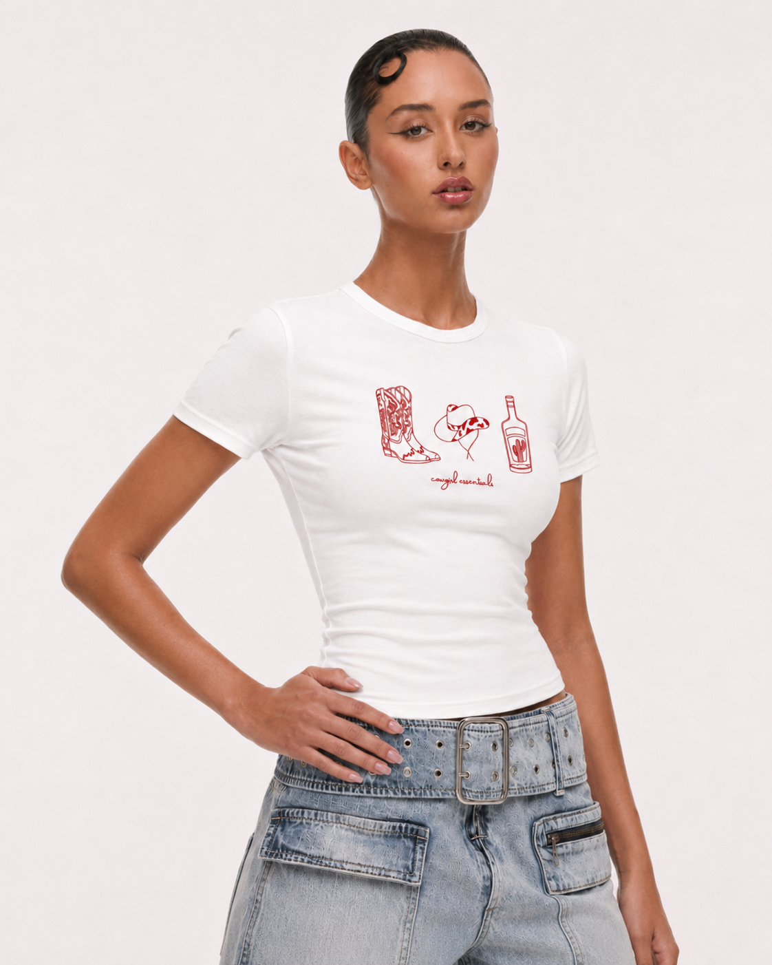 COWGIRL ESSENTIALS BABY TEE
